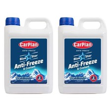 CarPlan BSA001 Blue Star Antifreeze & Coolant Concentrate Down To -36C 2L x 2