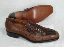 Genuine Alligator-Ostrich Slip