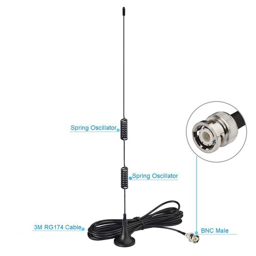 Vhf uhf police scanner - scanner, antenna