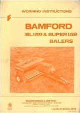 Bamfords Baler BL159 & Super