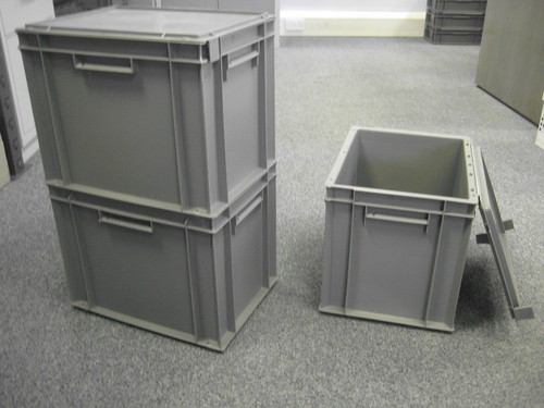New grey plastic storage - plastic,