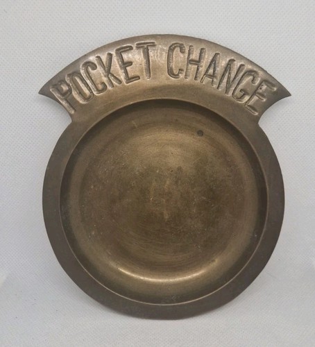 Vintage brass pocket - vintage, change