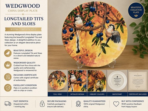 Wedwood china display plate
