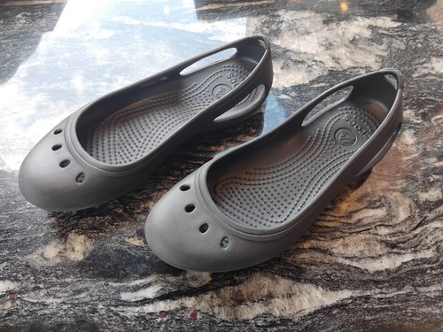 Ladies black crocs size - crocs, 5