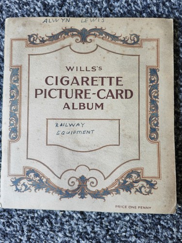 Wills cigarettes 1938 railway - cigarettes,
