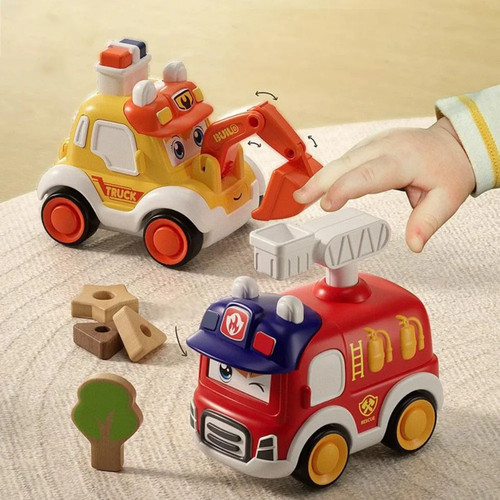Toddler toy cars 4pcs press - cars,,