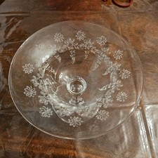 Vintage etched glass - vintage,