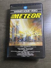Meteor 1979 Ex Rental Beta Video Tape Warners Big Box . Rare