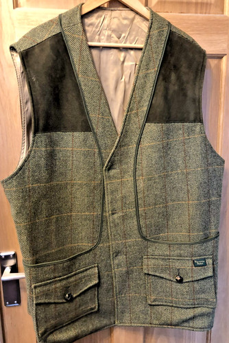 Heavy tweed shooting vest