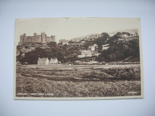 Harlech golf course - course, and