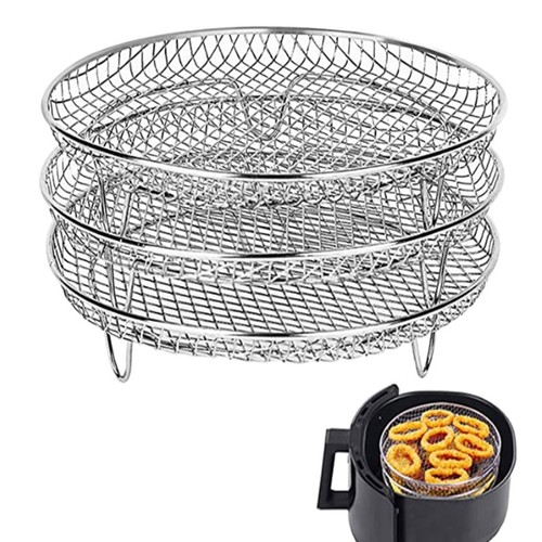 Air fryer rack round roasting - air,