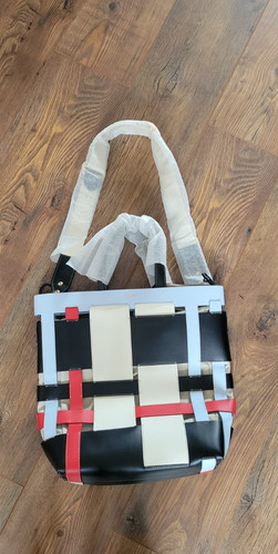 Burberry leather tote bag with - tote,