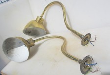 Vintage Brass Swan Neck Wall