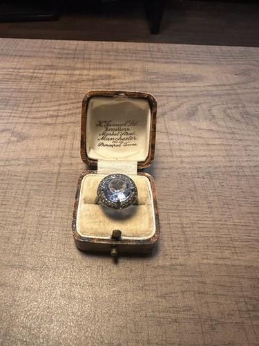 Large silver tone metal - tone,