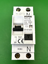 Clipsal TCU32 C32 32A 30mA Double Pole RCBO