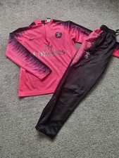 Pink Psg Tracksuit Size Small In Good Condition
