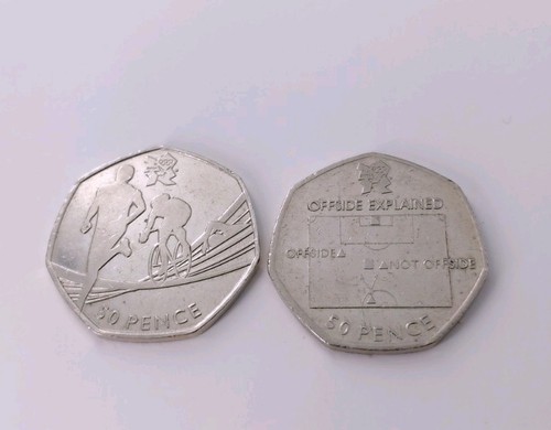 2011 olympic 50p coins - 50p,