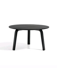 Hay Black Round Bella Wooden Coffee Table