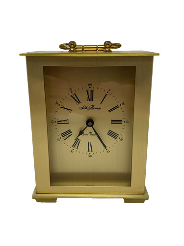 Clock seth thomas - thomas, brass