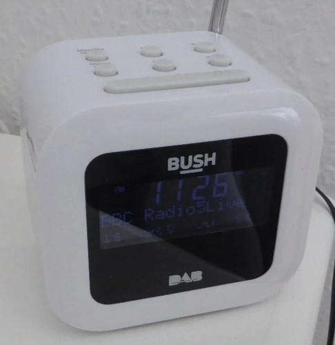 Bush dab radio alarm - fm, clock