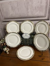 6 x Vintage Royal Doulton Forsyth H5197 Salad Plates (set 1)