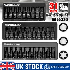 3 Pack of 31pc IMPACT Hex Torx