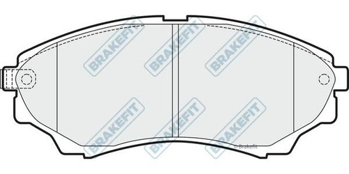 Apec blue front brake pad - apec,