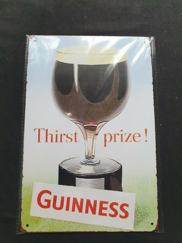 Guinness thirst prize metal - guinness,