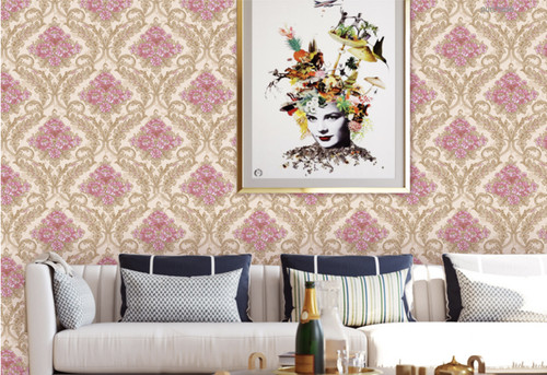 10m cream damask sticky - damask,