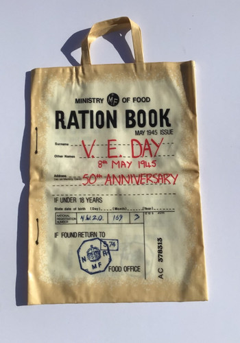 Vintage retro ration book e - ration, v.e