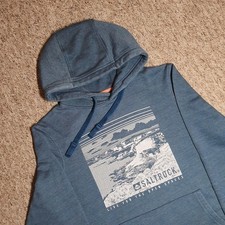 Saltrock Mens Hoodie Size Small Pullover Graphic Front & Back Print Cotton Blend