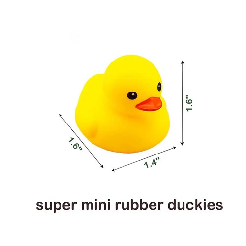Yellow rubber duck squeaking - rubber,