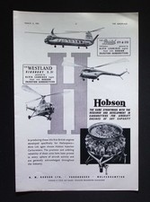 Original 1953 Advert Hobson