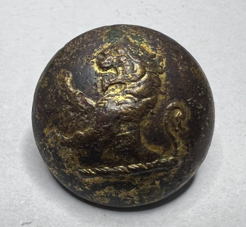 Antique livery button - antique, demi