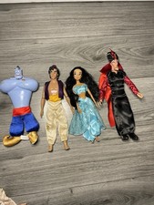Disney Aladdin Jafar Genie Jasmin Doll Figures