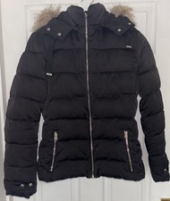 Zara Black Puffer Jacket- Size Eur Medium 