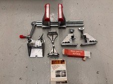 Vintage Zyliss Profi-King Vice System Aluminum Bench Vise Clamps Site Vice