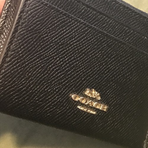 Black and gold coach card - black,