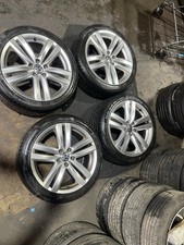 SET OF VOLKSWAGEN KANSAS FOR CADDY PASSAT B7 2010-2014 18” ALLOY WHEELS