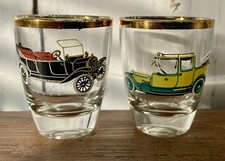 1960's shot glasses with
