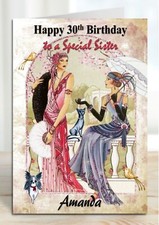 Personalised birthday card Art