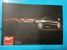 Kahn Sales Brochure range rover sport brabus Aston martin ferrari, mercedes