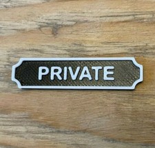 16mm SM32 Private sign