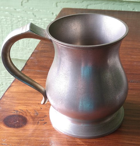 Vintage crown rose - vintage, pewter