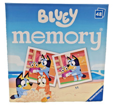Ravensburger Bluey Mini Memory - Matching Picture Snap Pairs Game For Kids Age 3