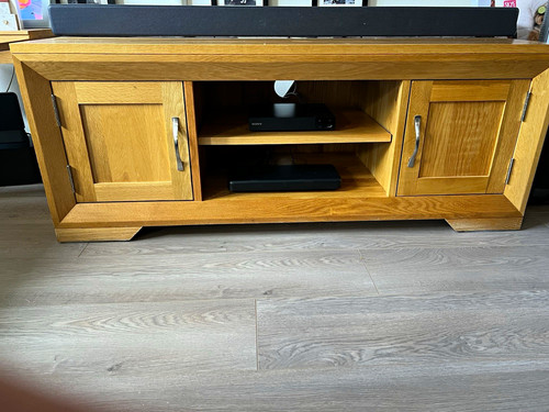Brown wooden freestanding - freestanding, tv