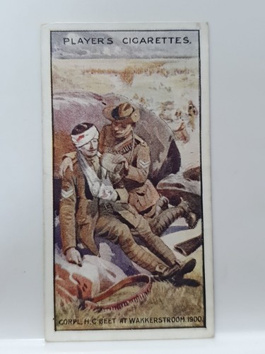 Cigarette card player - cigarette,