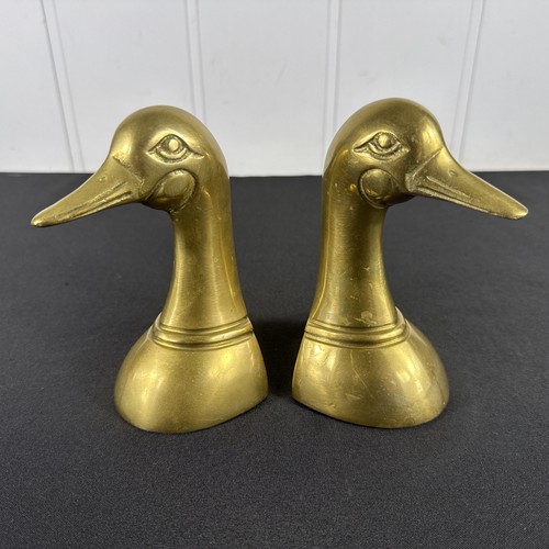 Vintage brass goose - vintage,