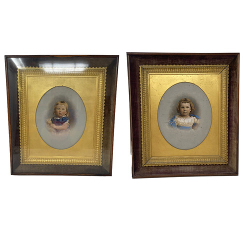 Victorian watercolour portrait - victorian,
