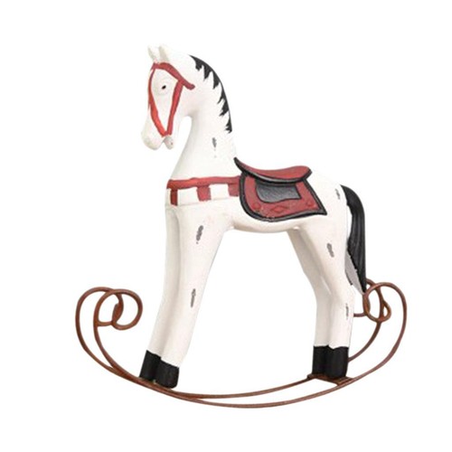Vintage style wooden rocking - style,